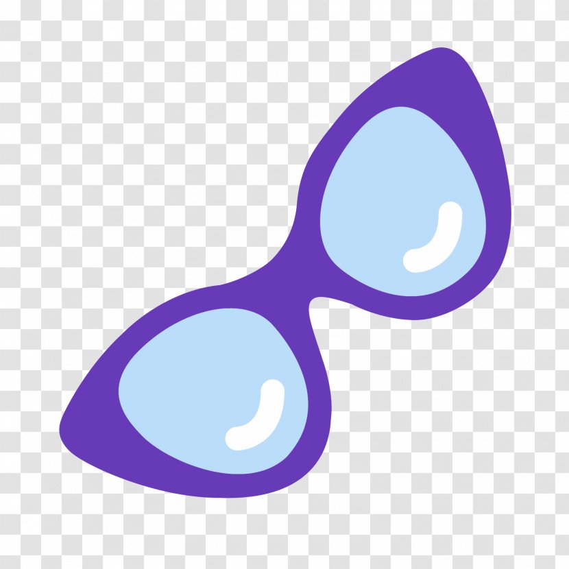 Glasses Font - Purple - Hourglass Transparent PNG