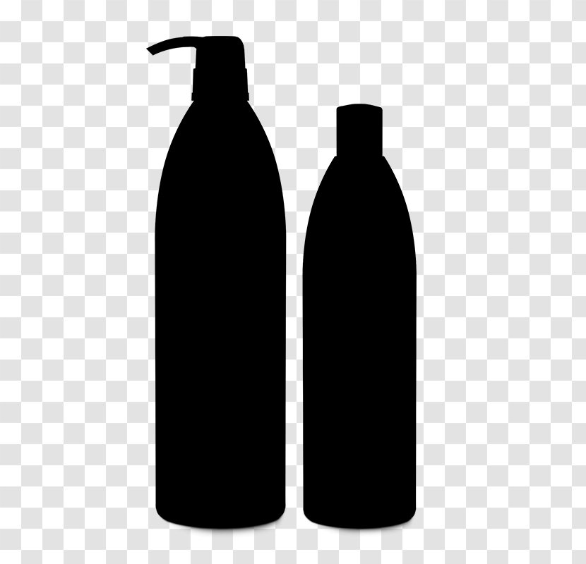 Water Bottles Glass Bottle Plastic - Black Transparent PNG