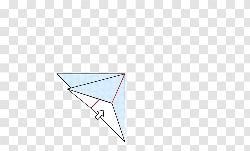 Triangle Area Point Rectangle - Origami Crane Transparent PNG
