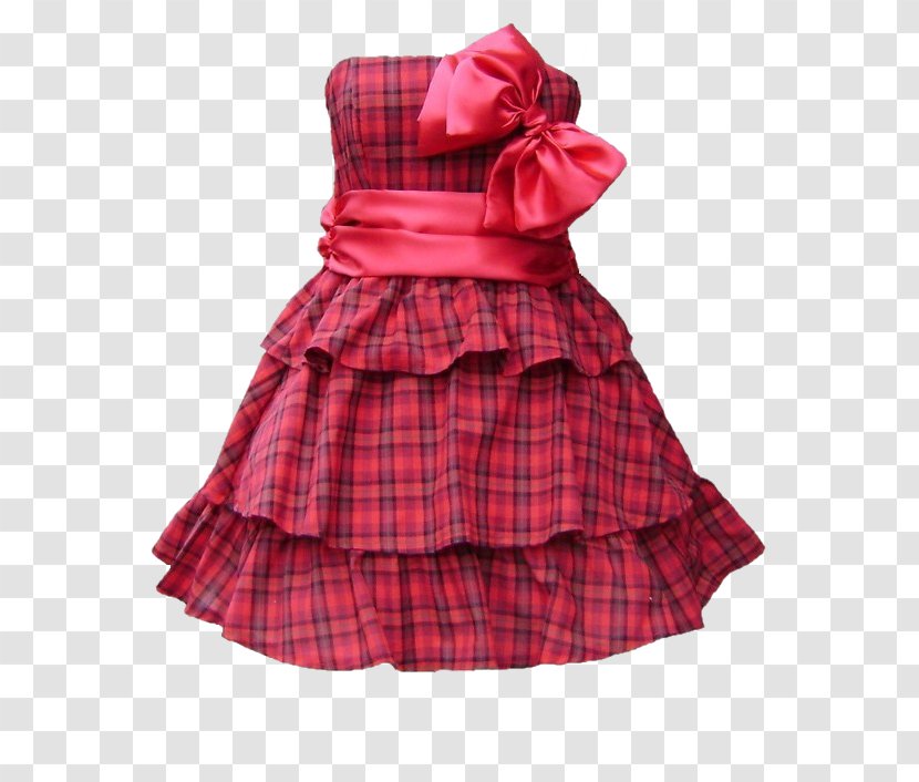 Party Dress U6d0bu670d Full Plaid - Vintage Clothing - Red Tee Transparent PNG