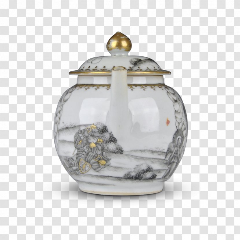 Teapot Porcelain Silver - Tableware Transparent PNG