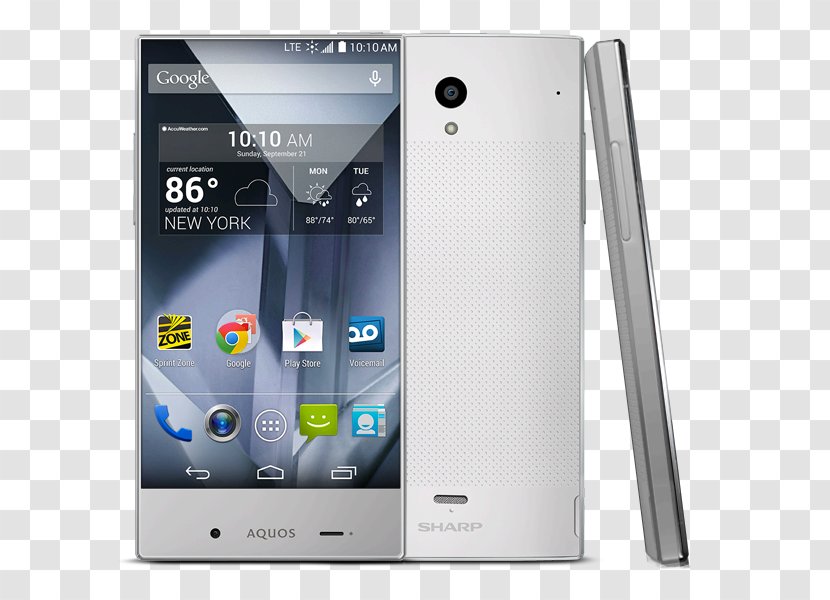 Sharp Aquos Crystal Android Smartphone Corporation - Communication Device Transparent PNG