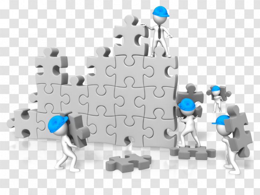 PresenterMedia Jigsaw Puzzles Three-dimensional Space Animation Stick Figure - Organization - 520 Engage In Activities Transparent PNG