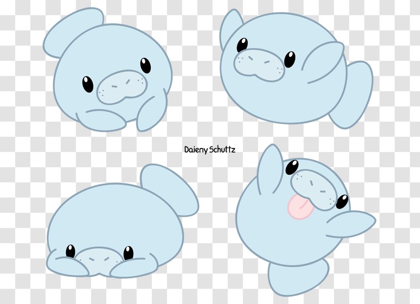 Manatee Clip Art Free Content Illustration Image - Heart - Cute Transparent PNG