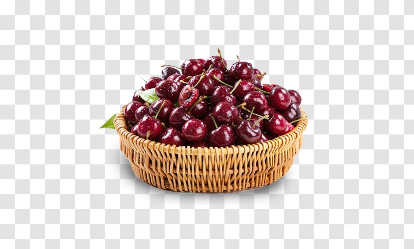 Cherries Fruit Image Basket - Cherry - Of Flowers Transparent PNG