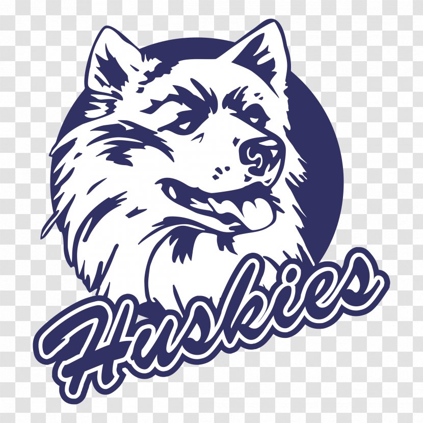 University Of Connecticut Huskies Baseball Football Men's Ice Hockey Basketball - Mammal - Husky Transparent PNG