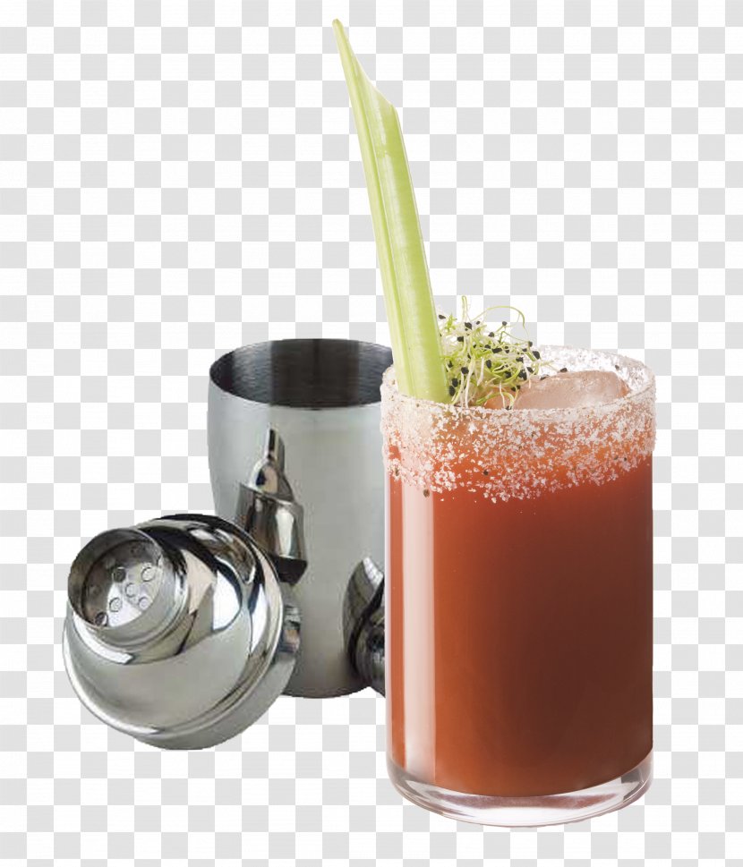 Cocktail Shaker Bloody Mary Juice Drinking Straw - Drink Transparent PNG