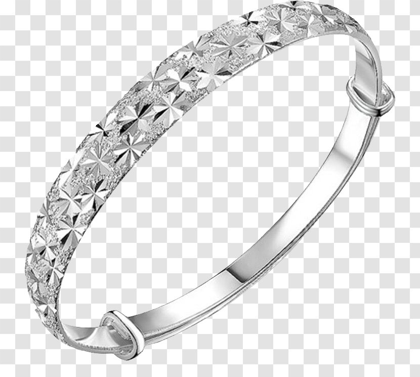 Charm Bracelet Bangle Sterling Silver Jewellery - Diamond Transparent PNG