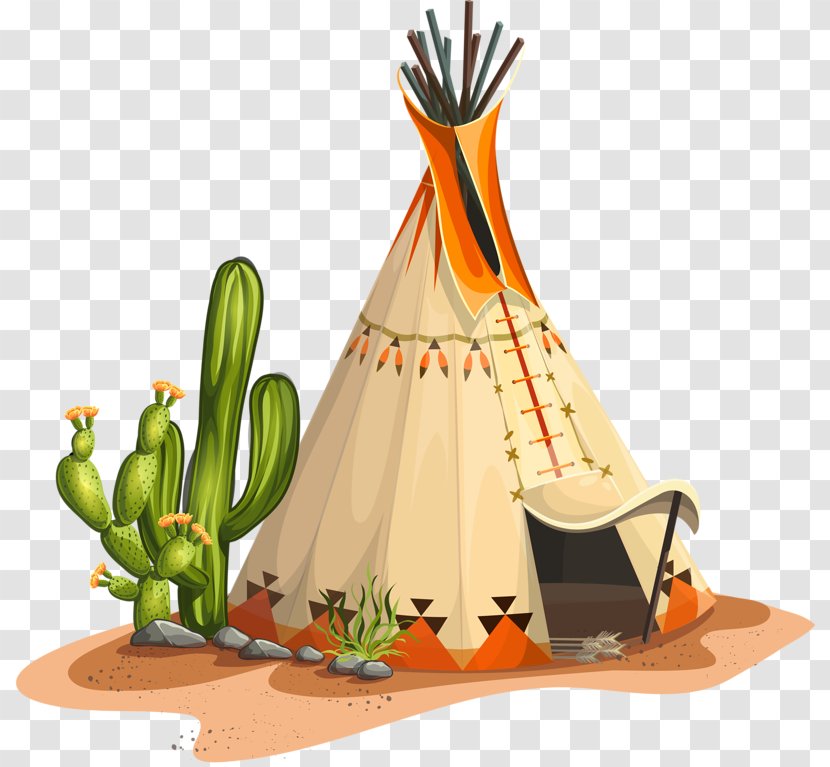 Indigenous Peoples Of The Americas Tipi House Totem Illustration - Photography - Beach Tent Transparent PNG