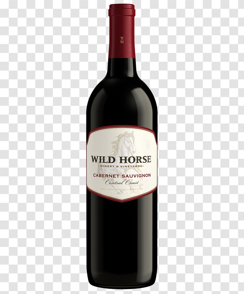 Cabernet Sauvignon Blanc Wild Horse Winery & Vineyards Red Wine - Malbec - White Bottle Transparent PNG