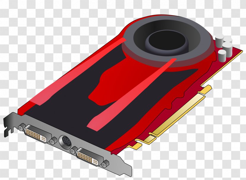 Graphics Cards & Video Adapters Computer Clip Art - Electronic Device - Card Transparent PNG