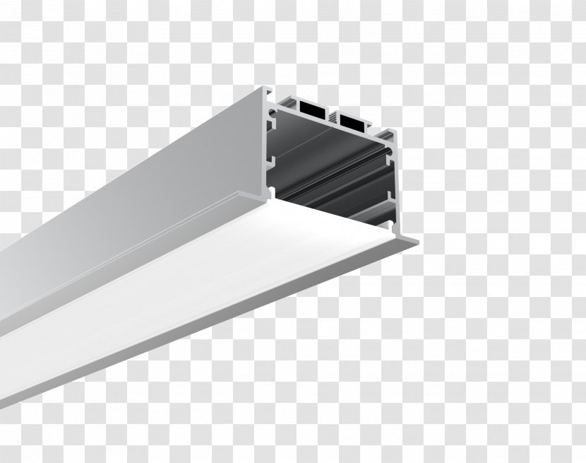 Cove Lighting Aluminium Diffuser - Light - Aluminum Profile Transparent PNG