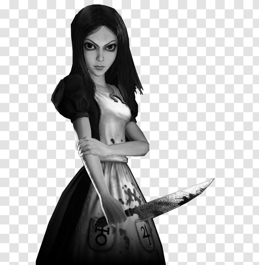 Alice Liddell Alice: Madness Returns Alice's Adventures In Wonderland Queen Of Hearts - Silhouette Transparent PNG