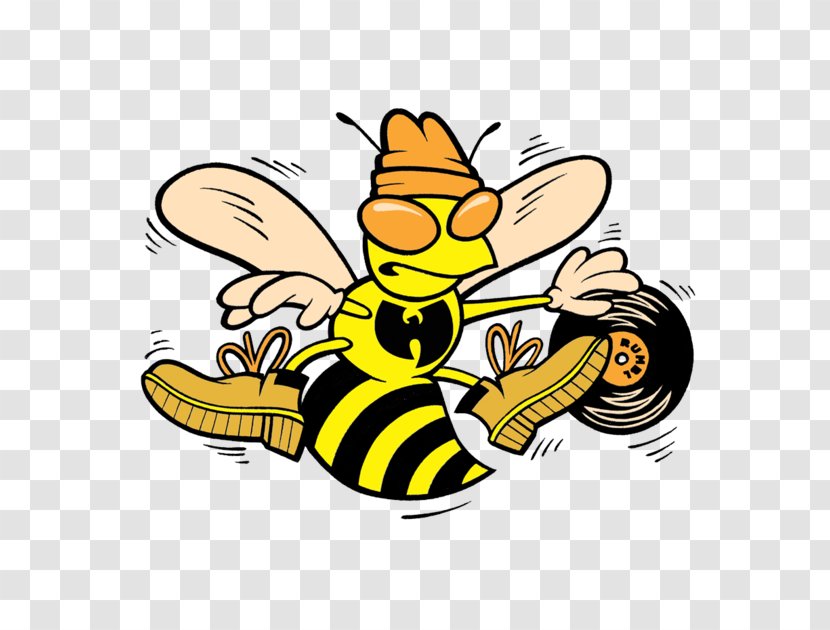 Honey Bee The Swarm Wu-Tang Clan - Yellow - Wutang Transparent PNG
