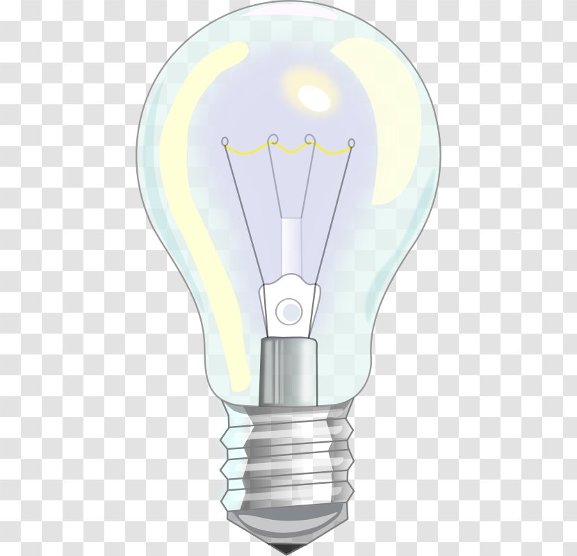 Incandescent Light Bulb Lamp Clip Art - Electronic Shop Transparent PNG