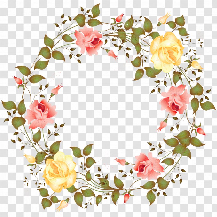 Rose Picture Frame Flower Clip Art - Order - Border Transparent PNG