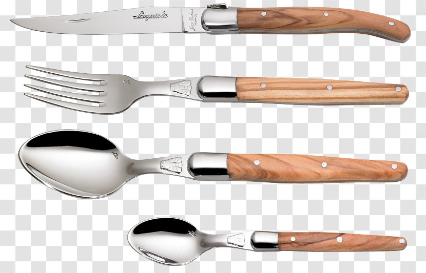 Knife Cutlery Thiers Fork Kitchen Knives - Wood - Spoon And Transparent PNG