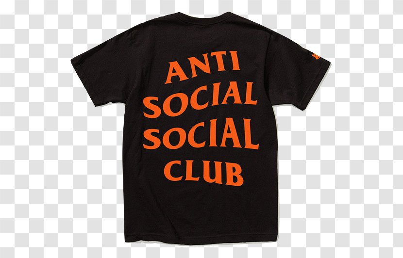 T-shirt Anti Social Club IPhone 6 Hoodie Dover Street Market - Text Transparent PNG