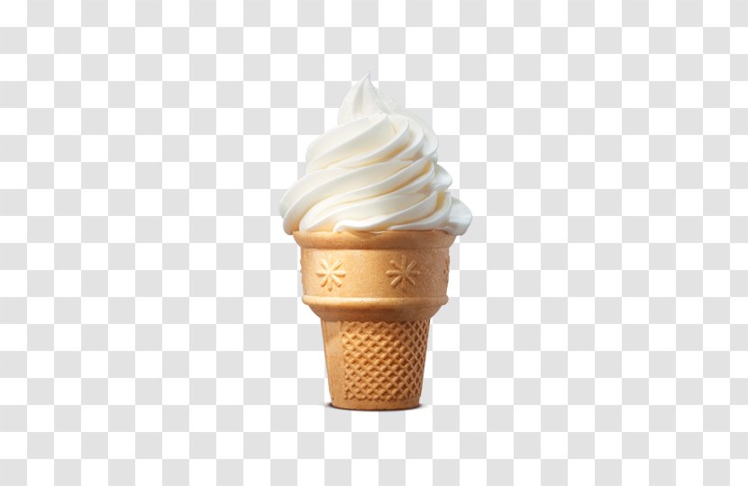 Ice Cream Cones Sundae Milkshake Big King Whopper - Vanilla Transparent PNG
