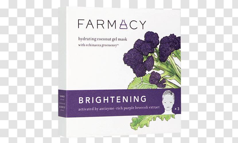 Farmacy BRIGHTENING Coconut Gel Mask Natural Skin Care Cosmetics - Flower Transparent PNG