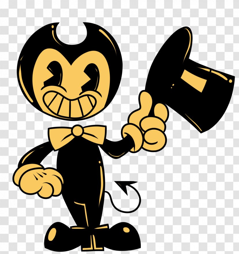 Bendy And The Ink Machine DeviantArt Drawing Fan Art - Yellow - Hard Work Transparent PNG