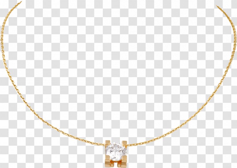 Necklace Carat Brilliant Gold Diamond - Body Jewelry Transparent PNG
