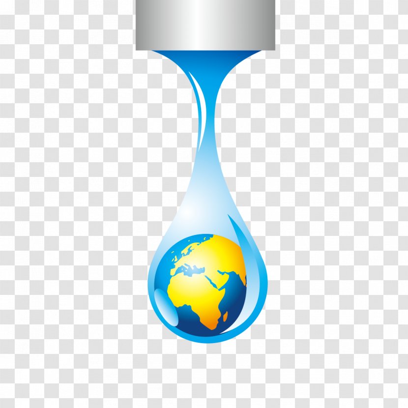 Earth Drop - Sphere - And Water Droplets Transparent PNG