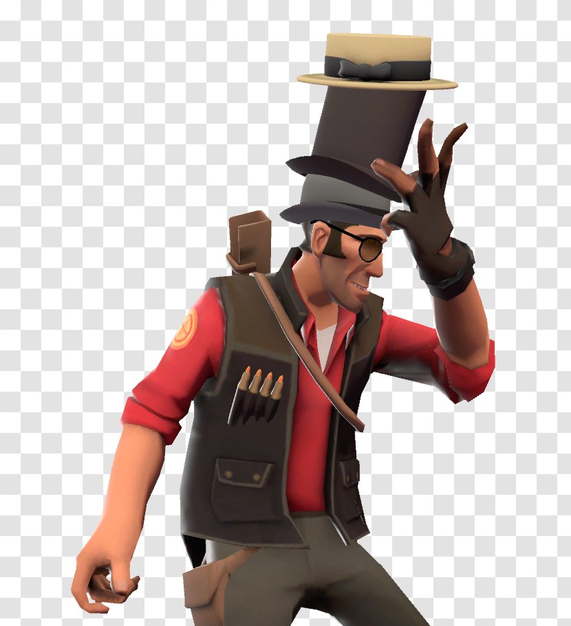 Team Fortress 2 Bowler Hat Boater Top - My Family Members Transparent PNG