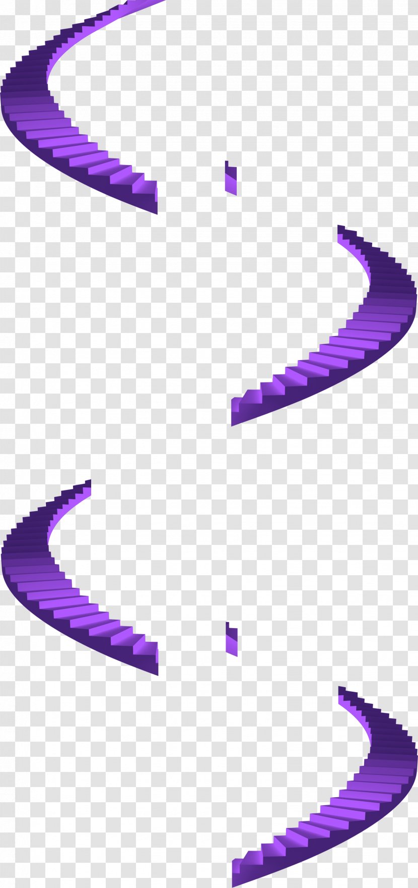 Stairs Purple - Text Transparent PNG