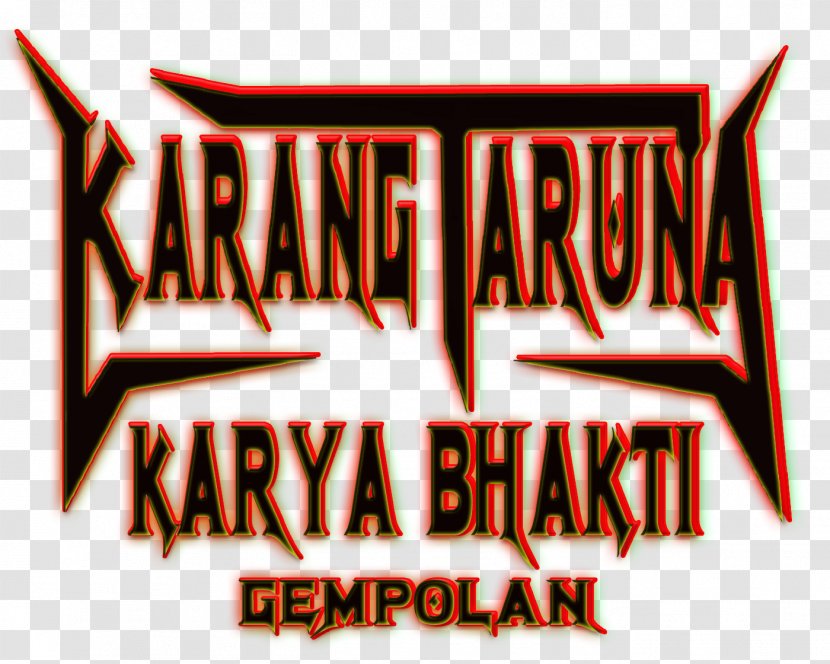 Logo Banner Brand Character - Advertising - Karang Taruna Transparent PNG