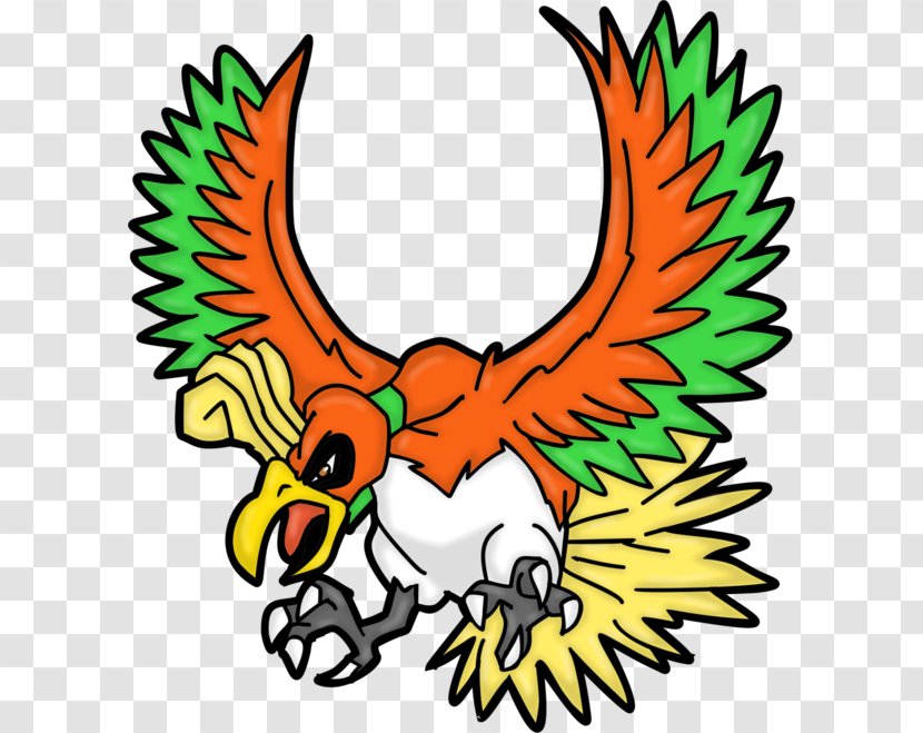 Ho-Oh Pokémon Game Freak Art Nintendo - Ashheart Transparent PNG