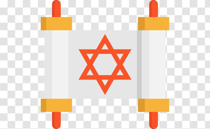Star Of David Judaism Polygons In Art And Culture Flag Israel - Orange Transparent PNG
