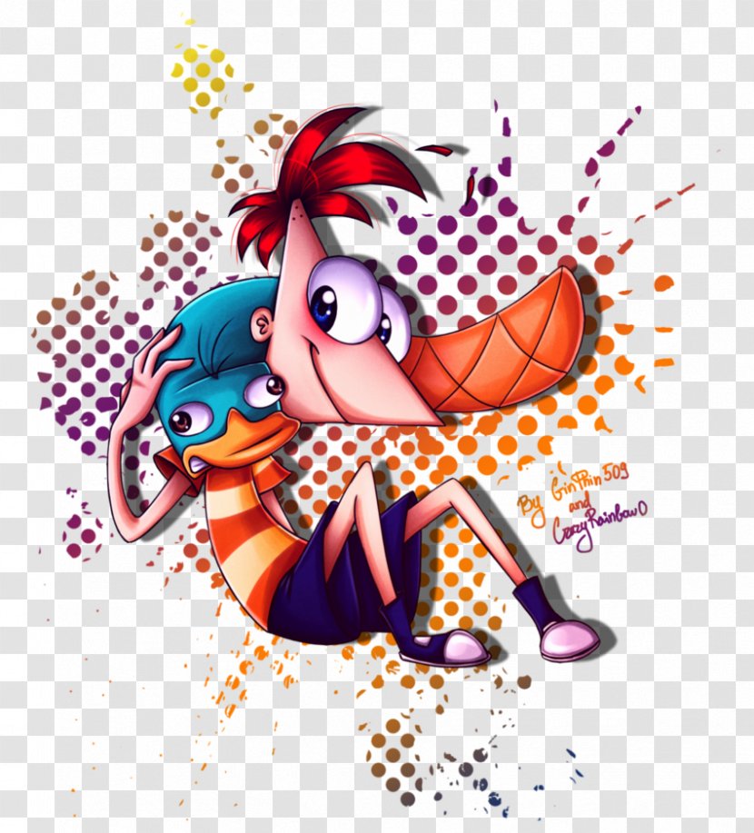 Phineas Flynn Ferb Fletcher Drawing Animated Film - Heart - Best Friend Transparent PNG