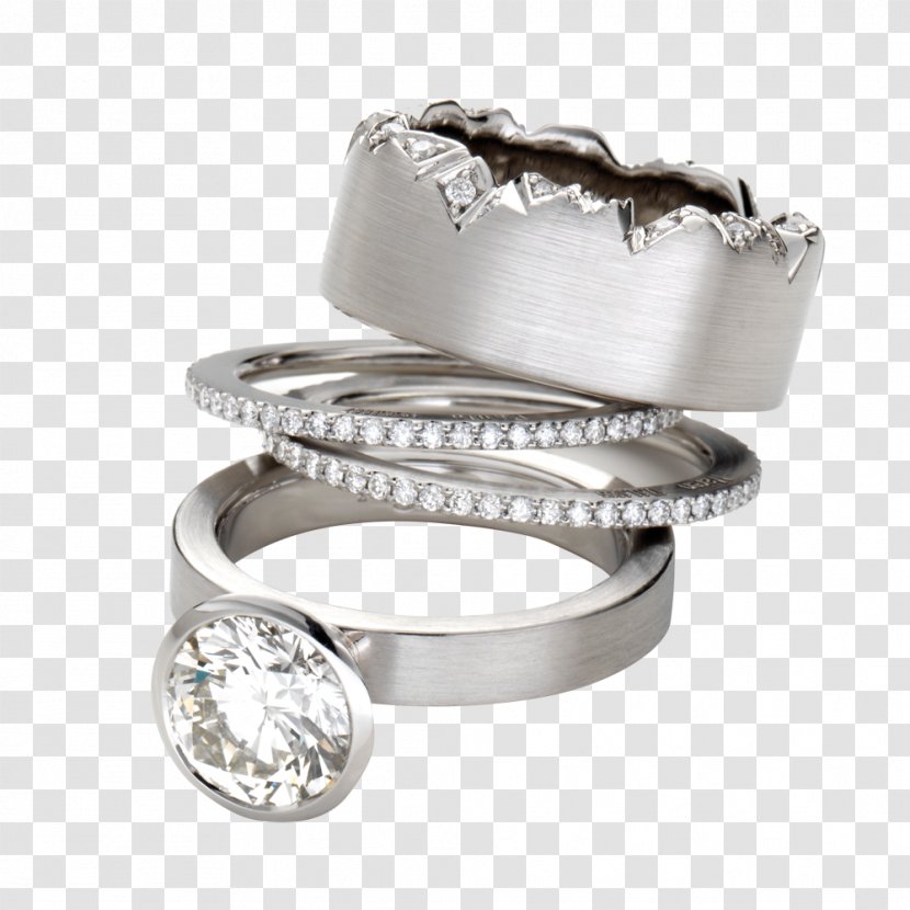 Ring Jeweler Jewellery Silver Brilliant - Body Jewelry Transparent PNG