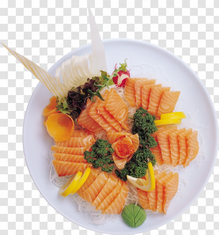 Sashimi Japanese Cuisine Sushi Smoked Salmon Makizushi Transparent PNG