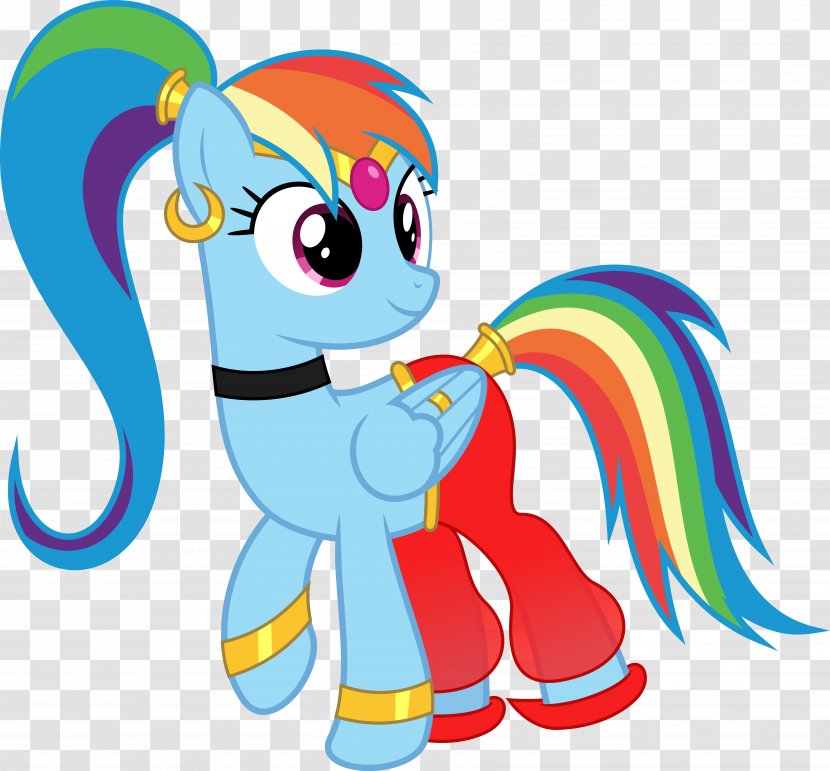 My Little Pony Rainbow Dash Rarity Horse - Flower - Sky Transparent PNG