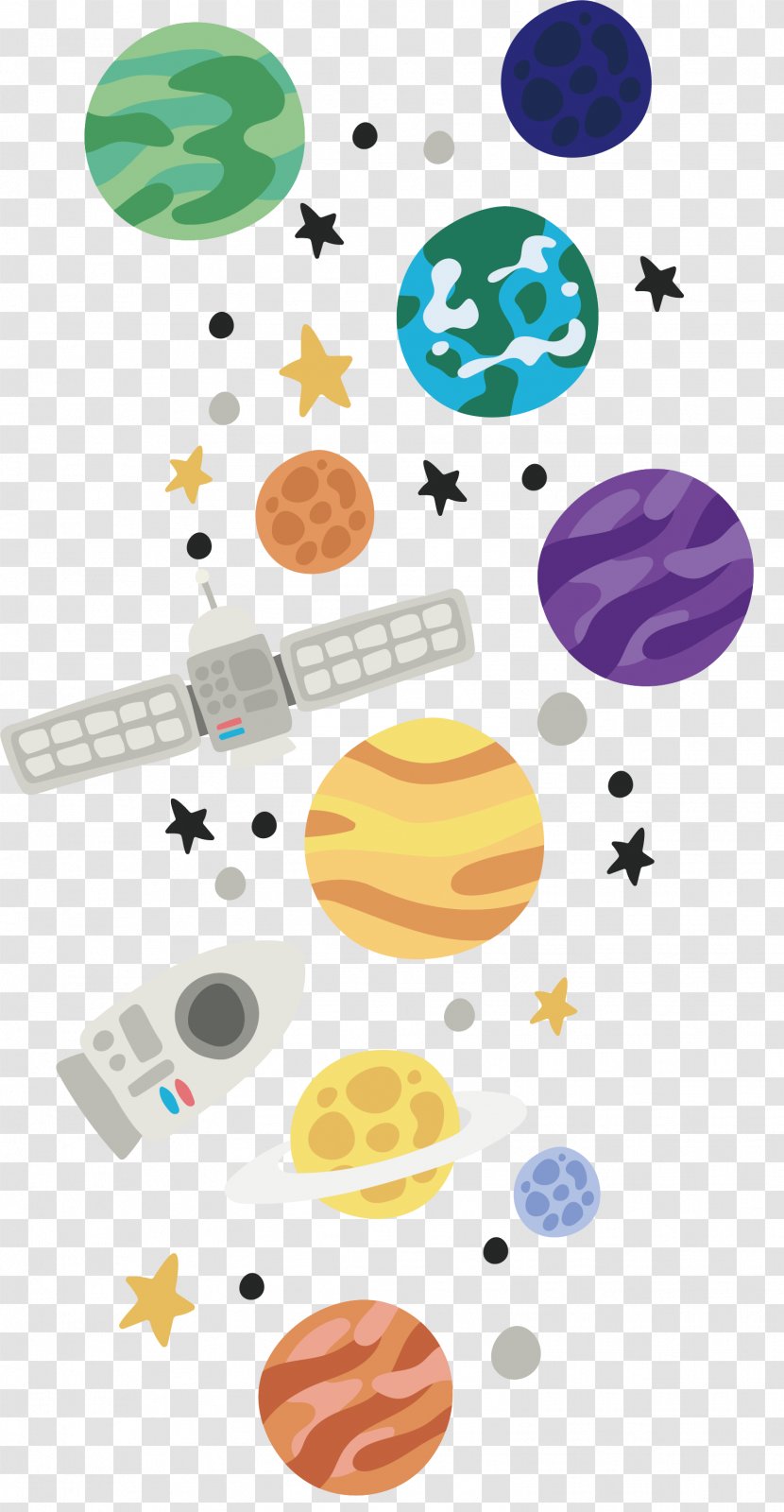 Outer Space Spacecraft - Rocket - Artificial Spaceship Transparent PNG