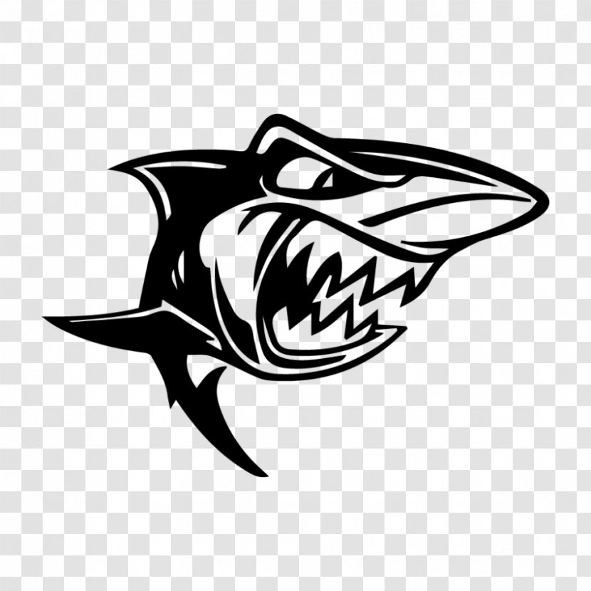 Shark Sticker Adhesive Decal Vinyl Group - Art Transparent PNG