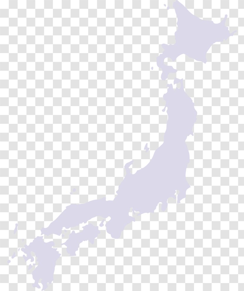 Prefectures Of Japan Map - Sky Transparent PNG