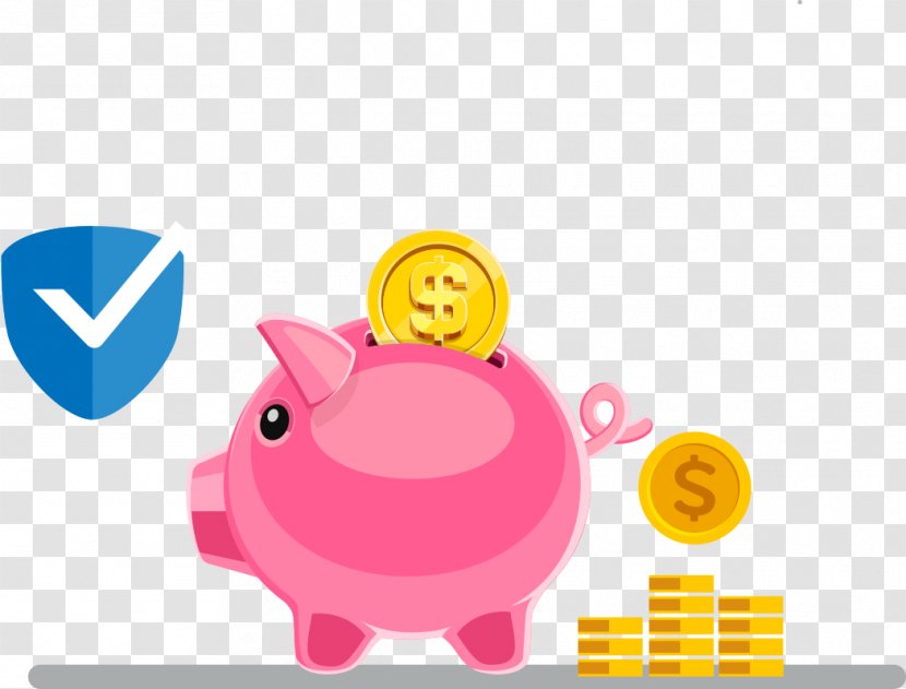 Insurance Money Saving Piggy Bank Investment Transparent PNG