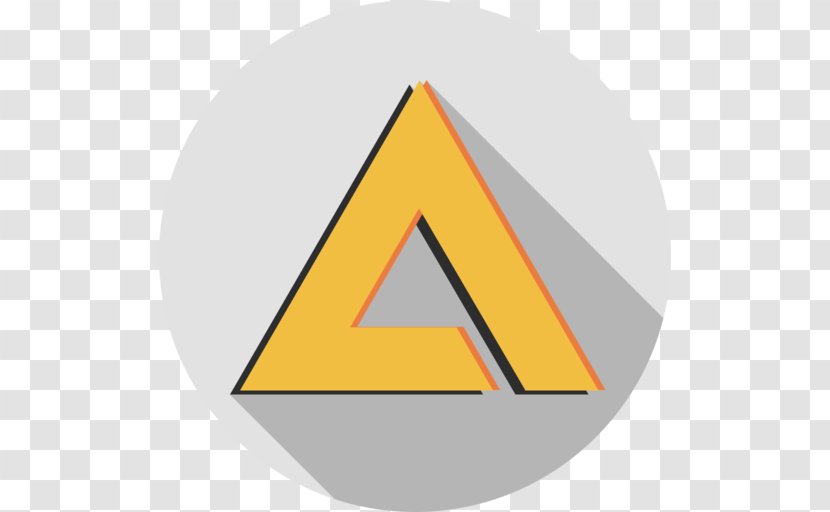 Triangle Circle Logo - Area - Orange Transparent PNG