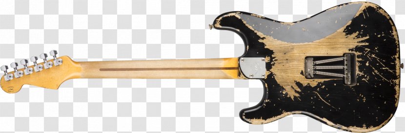 Electric Guitar Fender Stratocaster The Black Strat Musical Instruments Corporation Humbucker - String Instrument Transparent PNG
