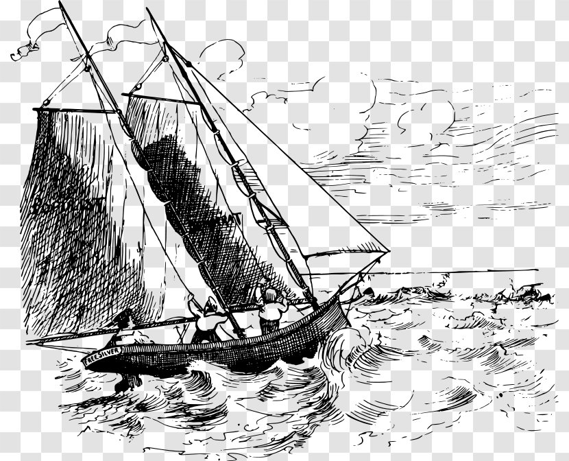 Friendship Cartoon - Galley - Sailing Ship Brigantine Transparent PNG