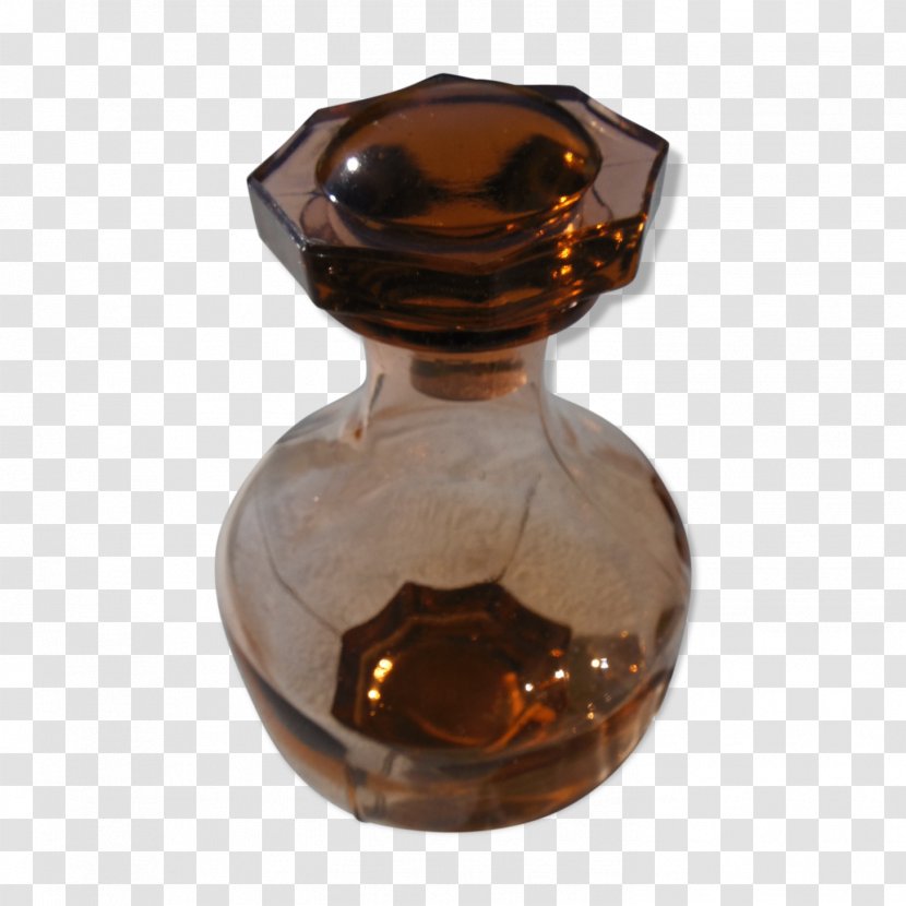 Glass Art Deco Carafe Flagon Vase - Lead Transparent PNG