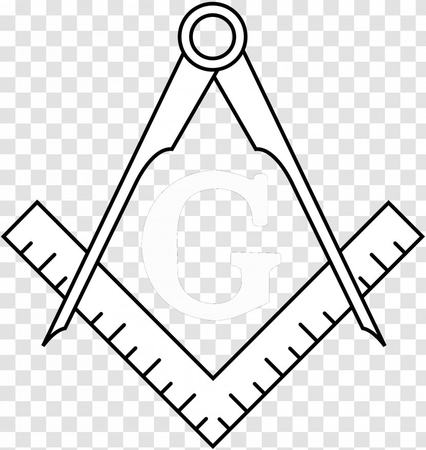 Freemasonry Masonic Lodge Religion Organization Secret Society - Line Art - Masonry Cliparts Transparent PNG