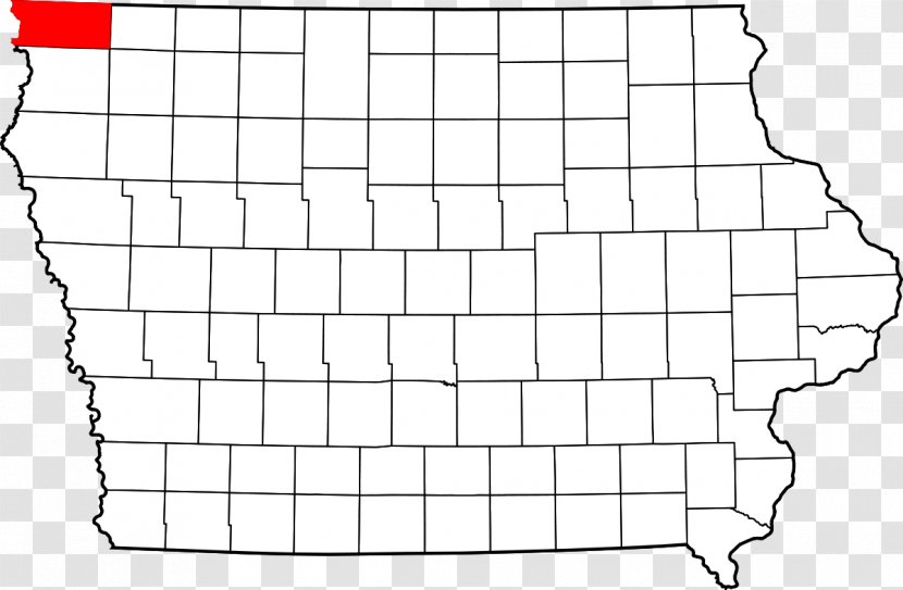 Kossuth County, Iowa Butler Jones Pottawattamie County Wayne - Symmetry - Map Transparent PNG