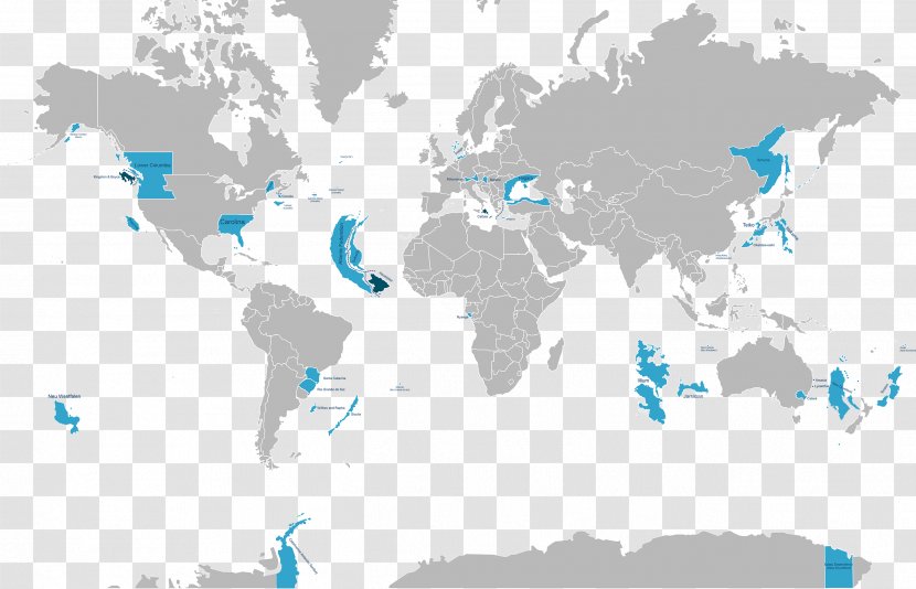 Globe World Map Mercator Projection Transparent PNG