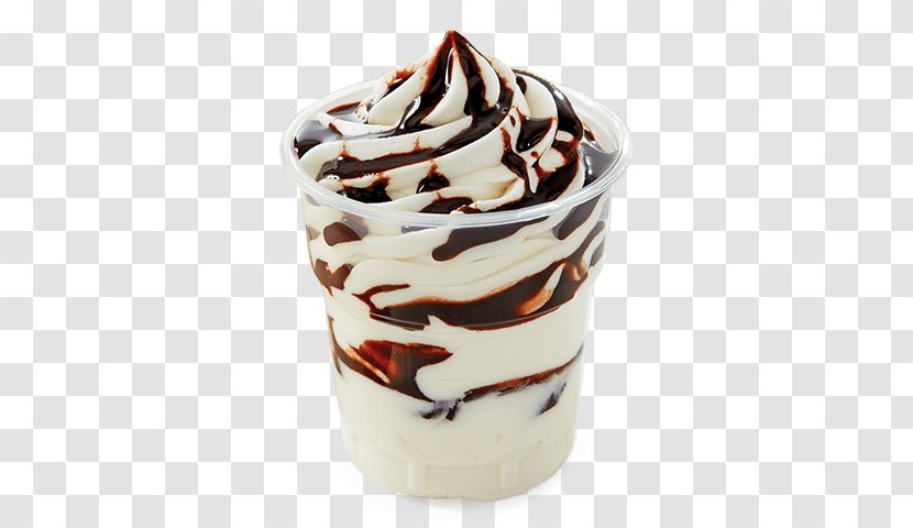 Sundae Chocolate Ice Cream Dame Blanche Parfait - Whipped - Syrup Transparent PNG