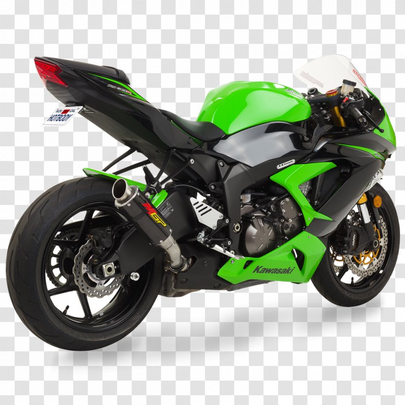 Exhaust System Ninja ZX-6R Kawasaki Eliminator 300 - Motor Vehicle - Motorcycle Transparent PNG