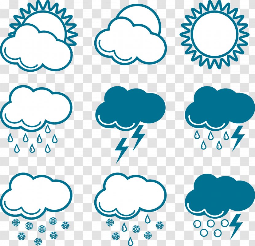 Clip Art - Cloud - Rain Transparent PNG